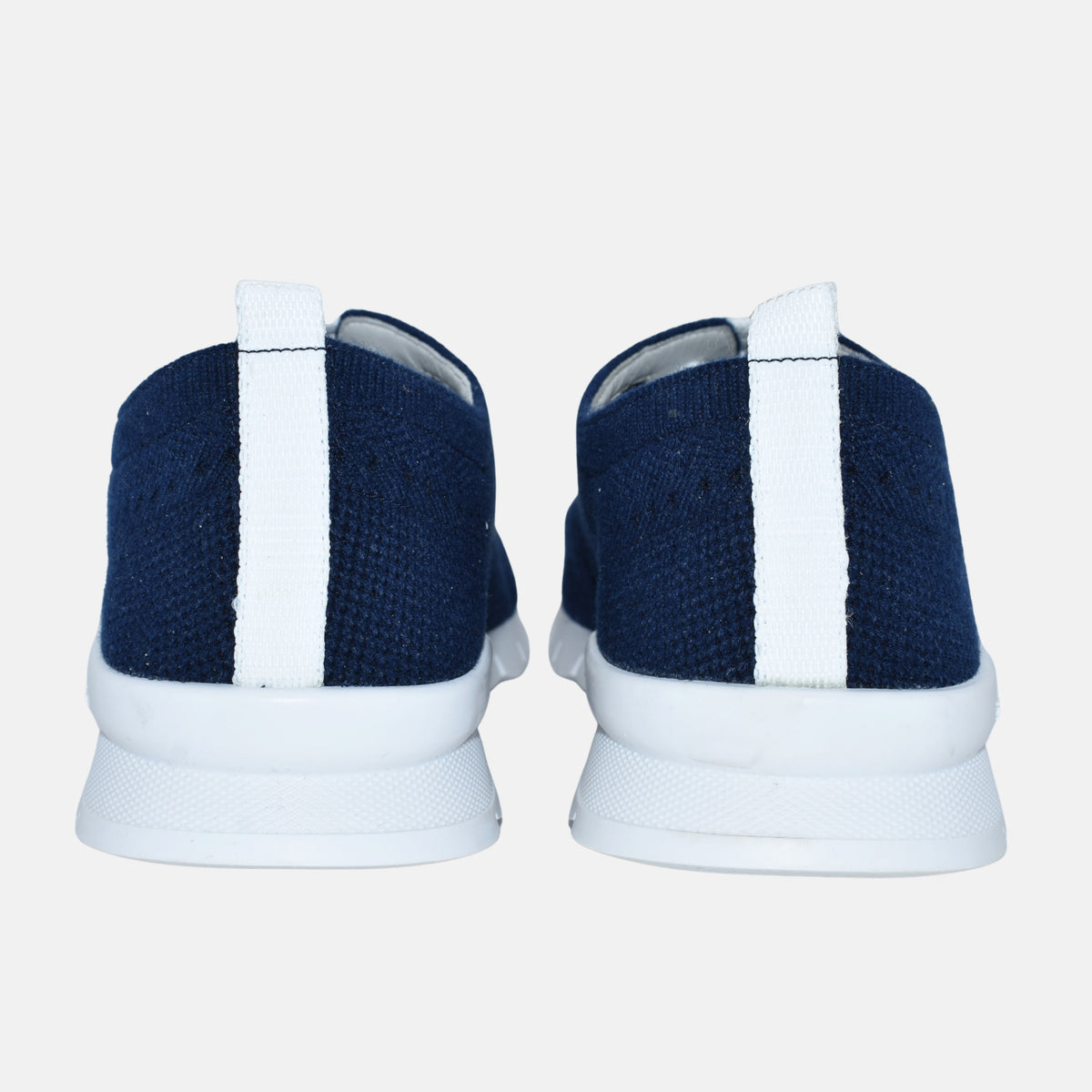 Navy Knitted Sneakers made of Cotton (EU 42, EU 44, EU 46)