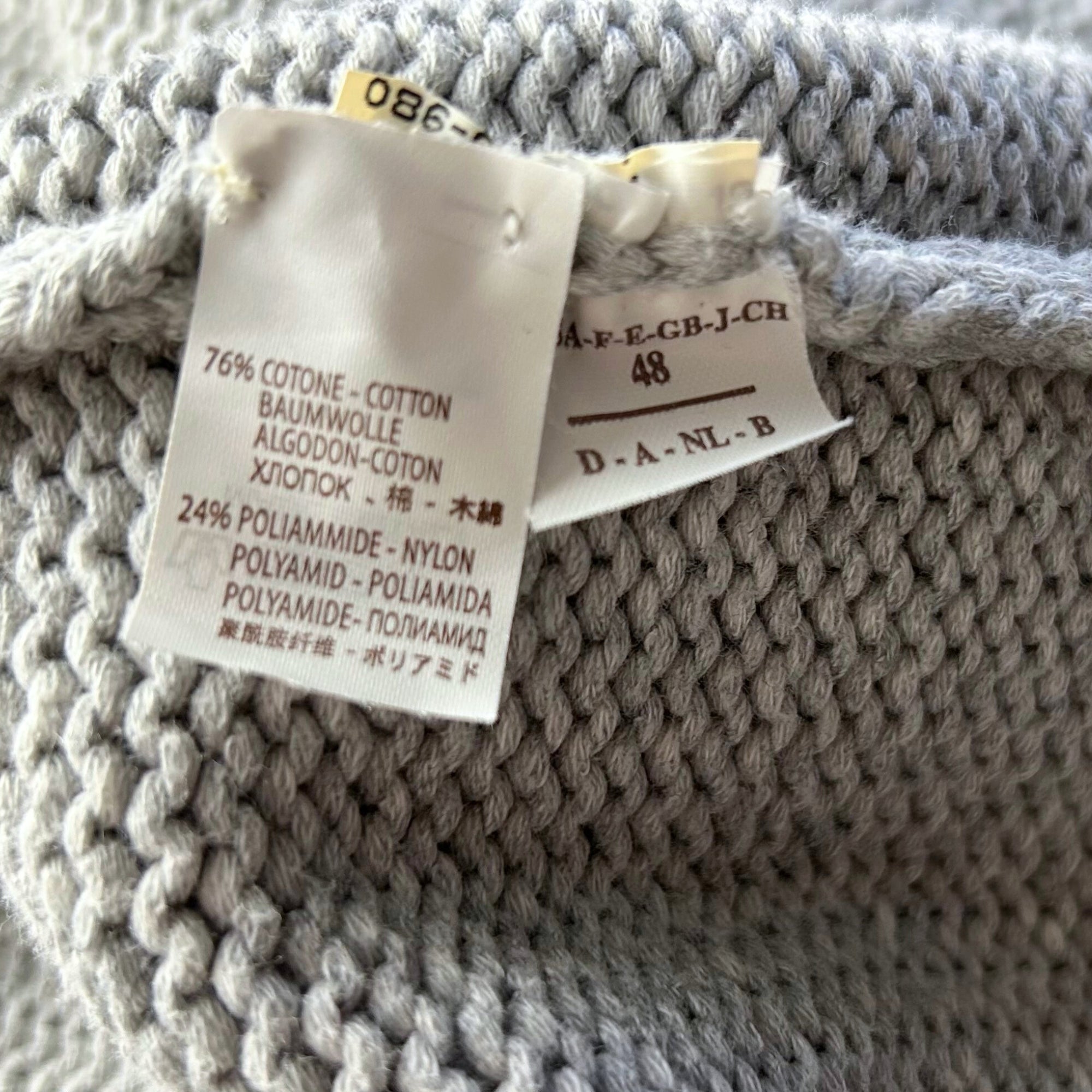 Grey Cardigan made of Cotton (EU 48)