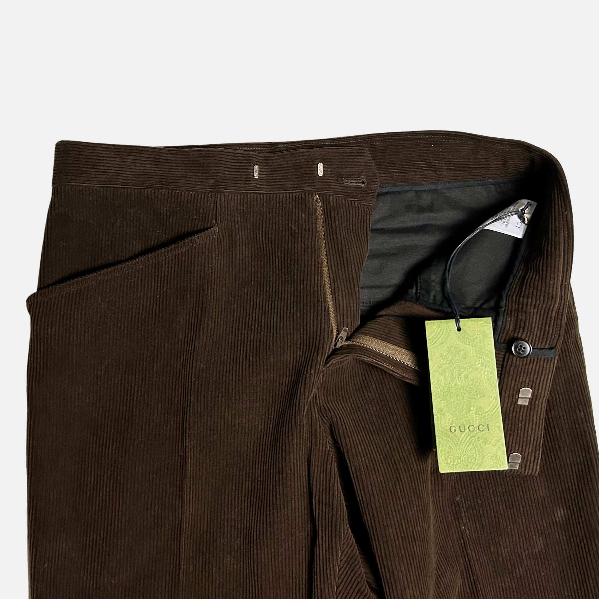Brown Corduroy Pant made of Cotton (EU 54)