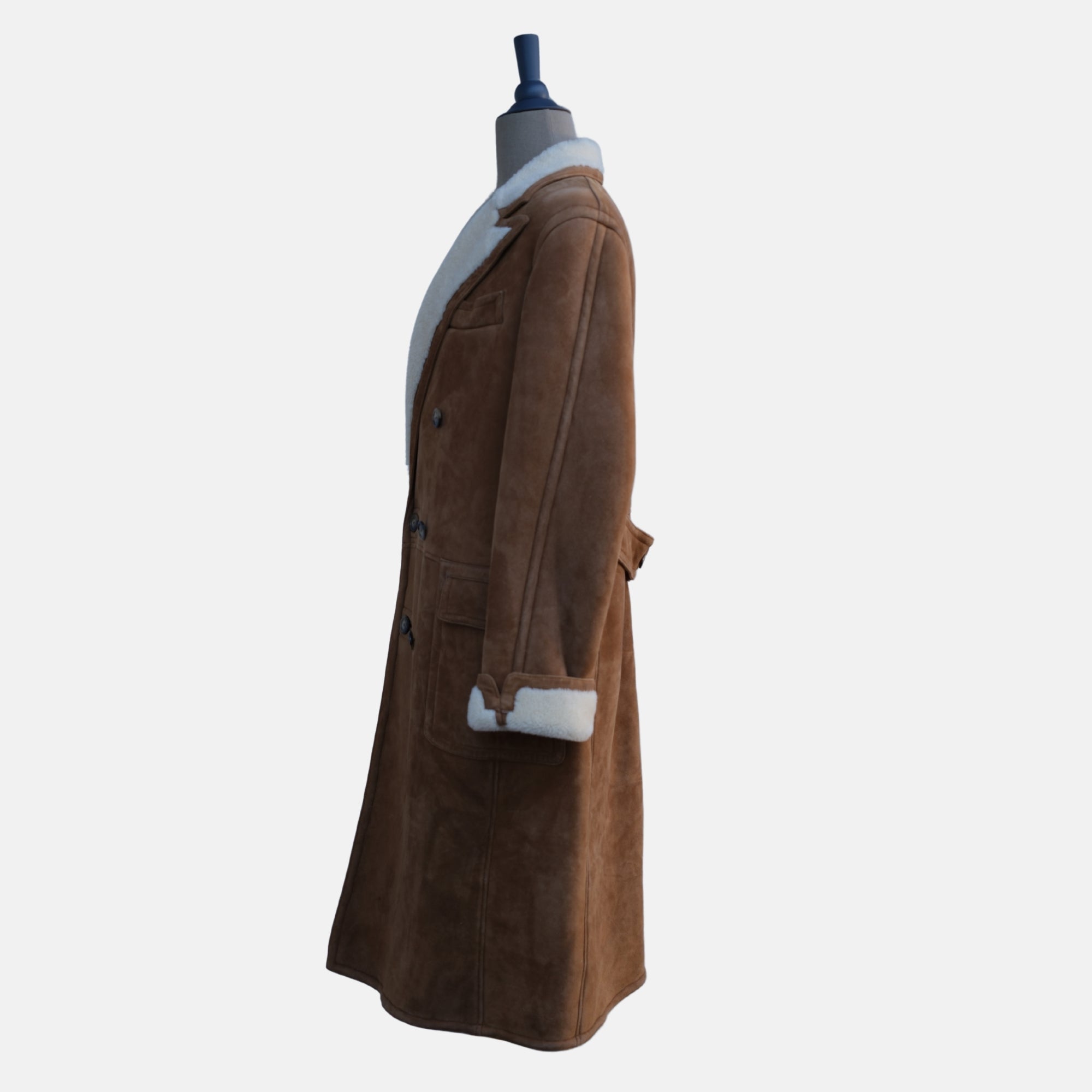 Brown Shearling Coat (XL)