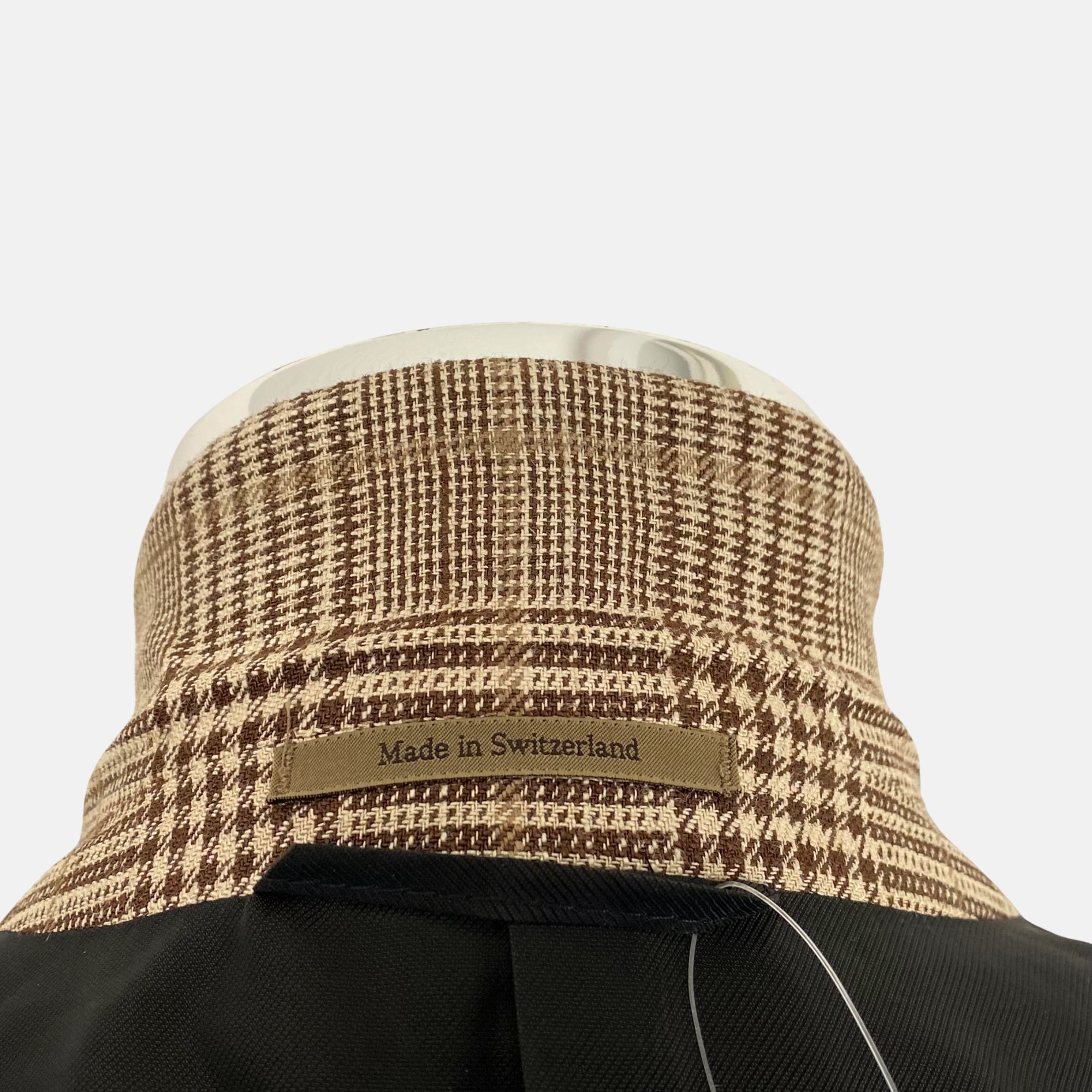 Brown Patterned Blazer made of Silk (EU 48)