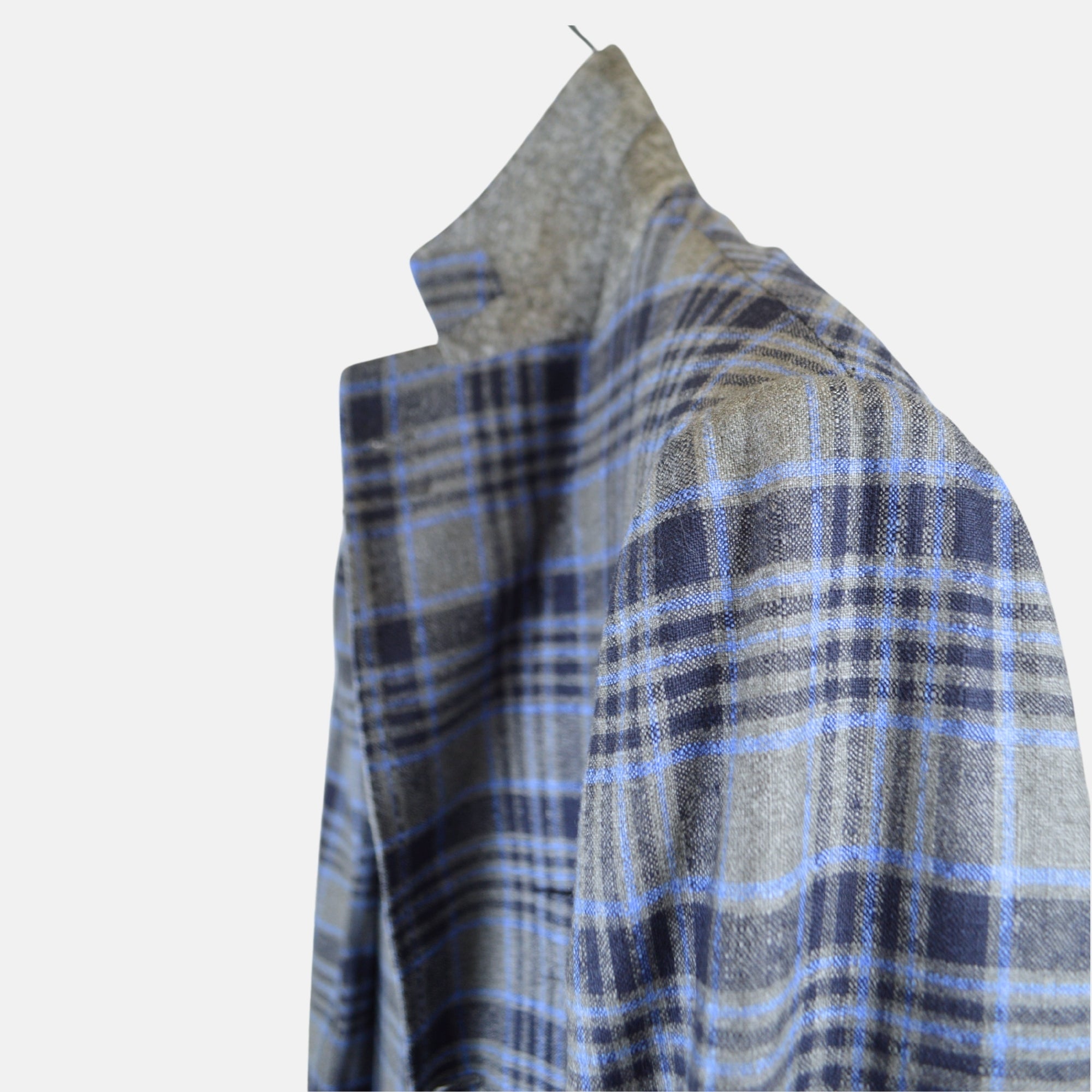 Grey/Blue Blazer made of Silk/Cashmere (EU 52)