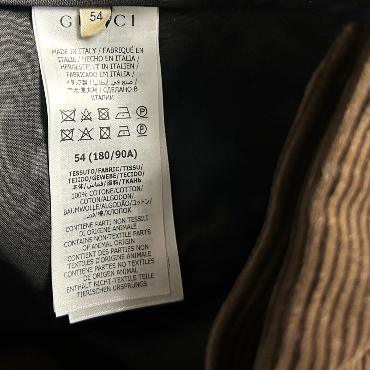 Brown Corduroy Pant made of Cotton (EU 54)