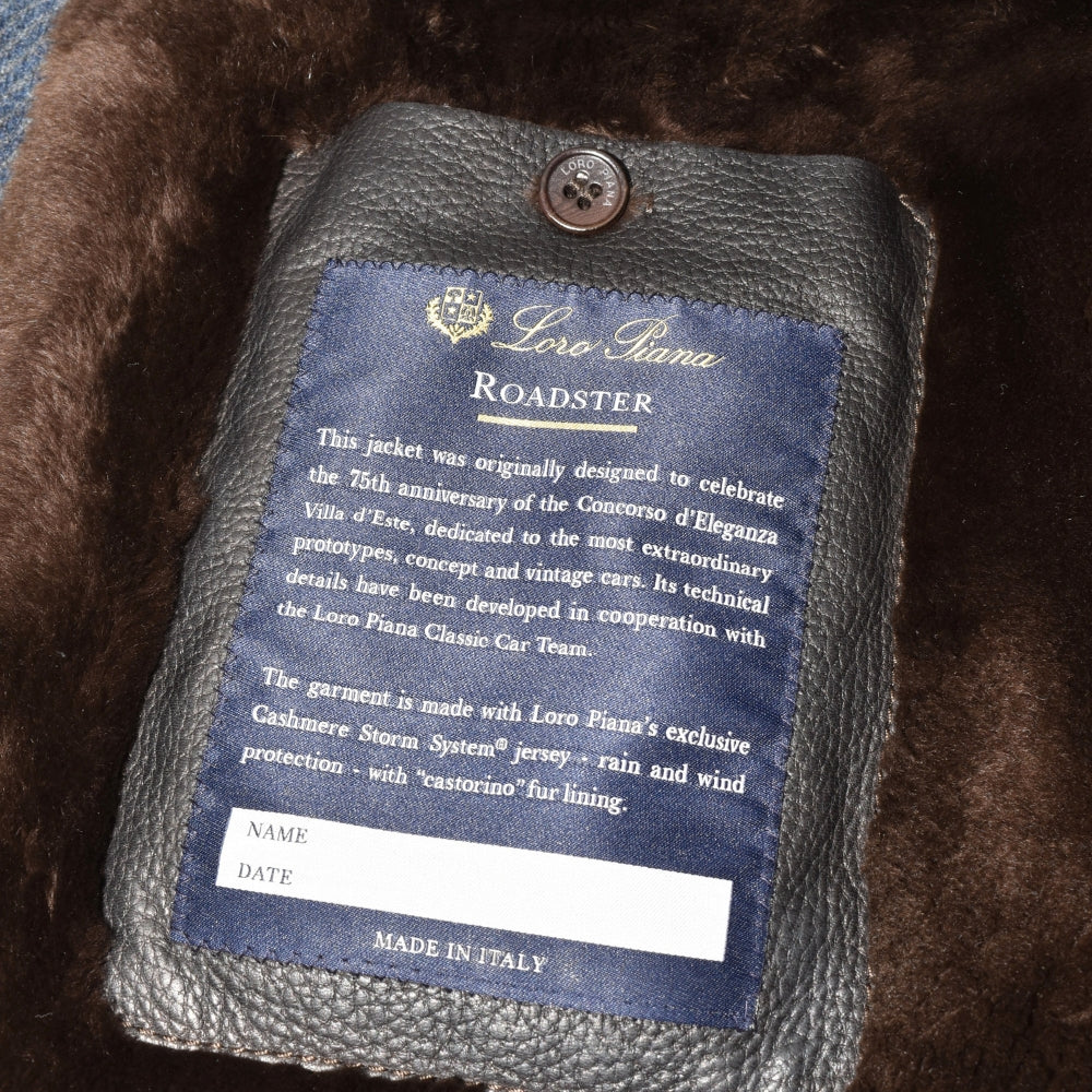 Blue Roadster Nutria Gefütterte Kaschmirjacke (M)