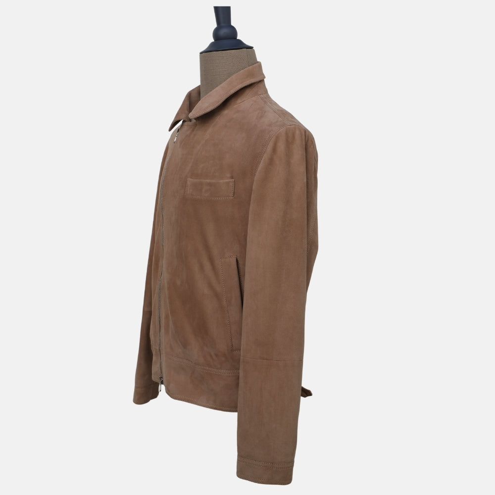 Beige Suede Jacket (M)