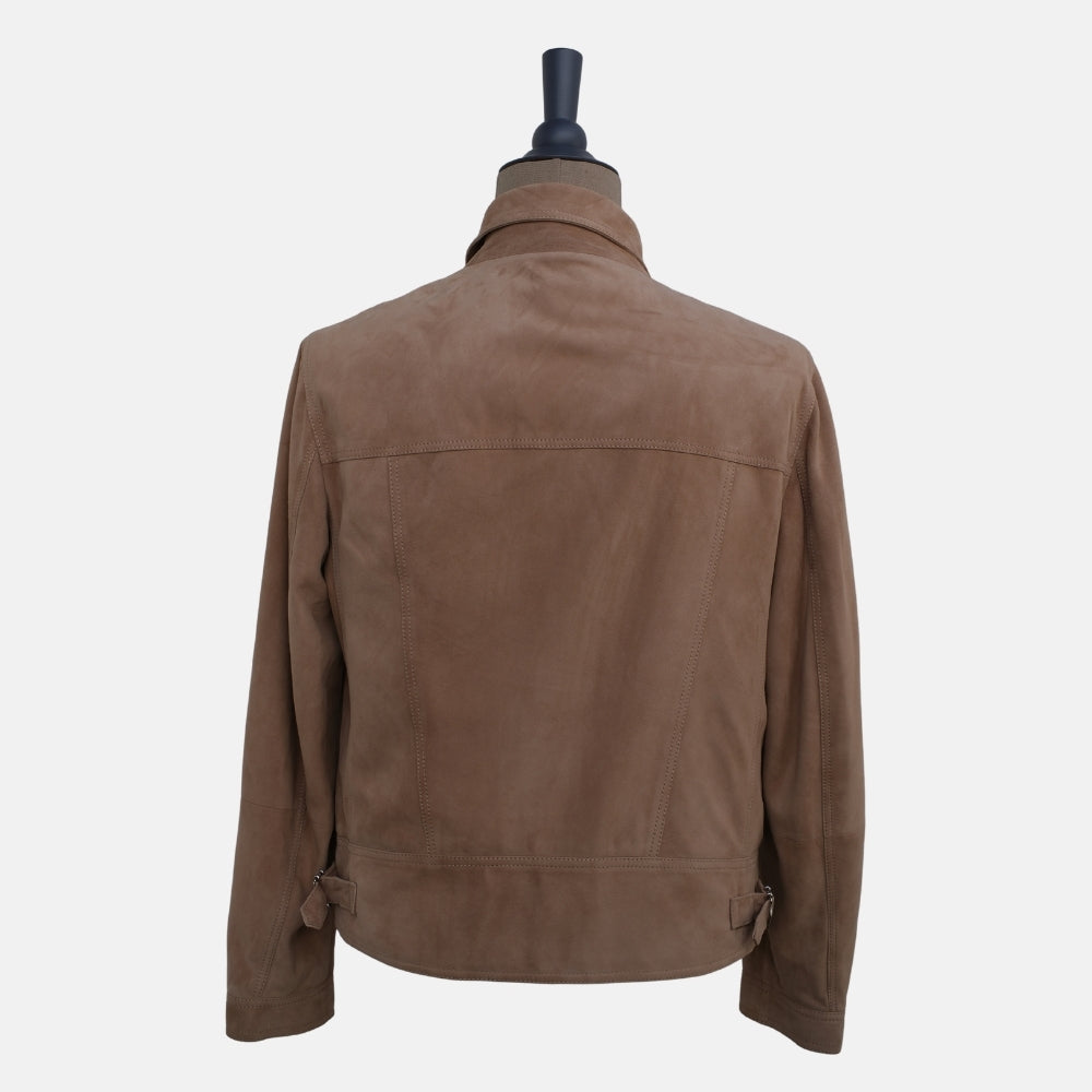 Beige Suede Jacket (M)