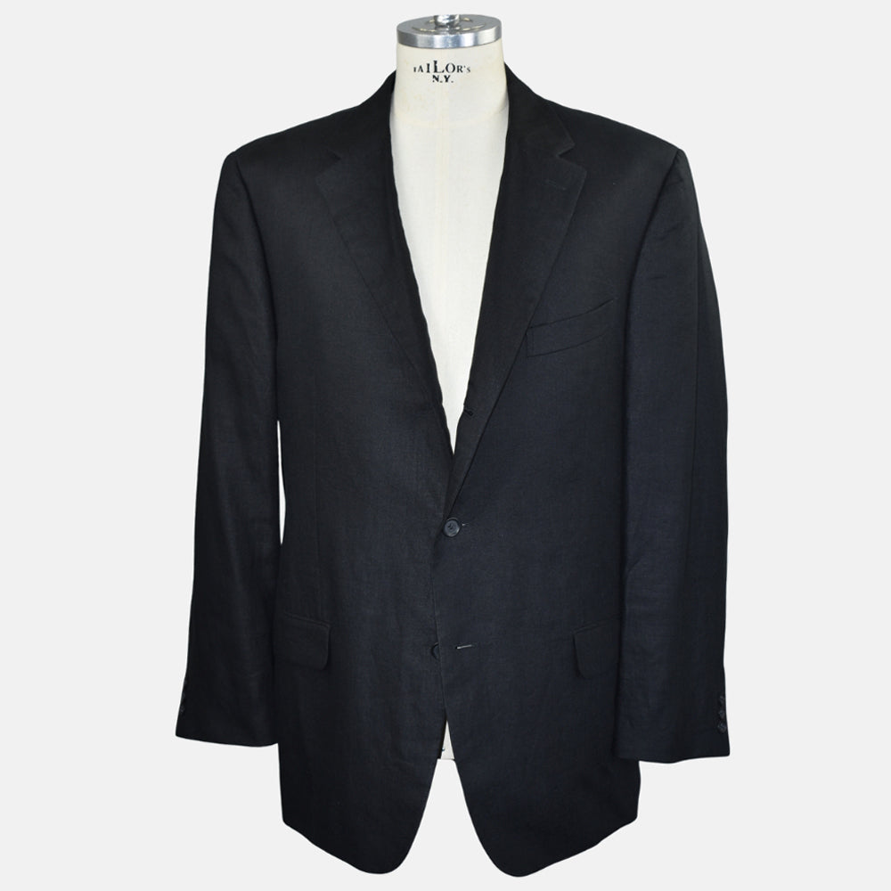 Black Linen Suit