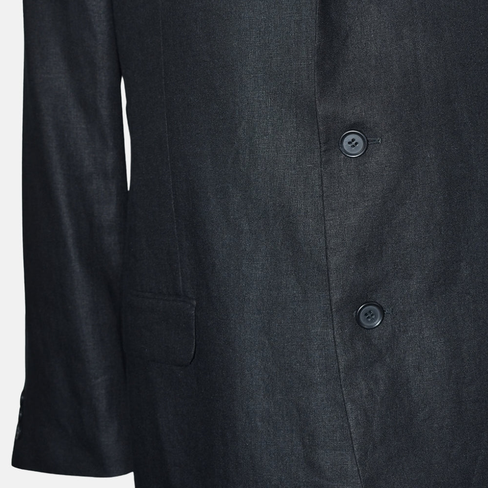 Black Linen Suit