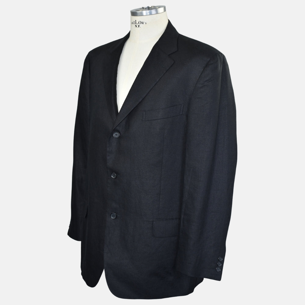 Black Linen Suit