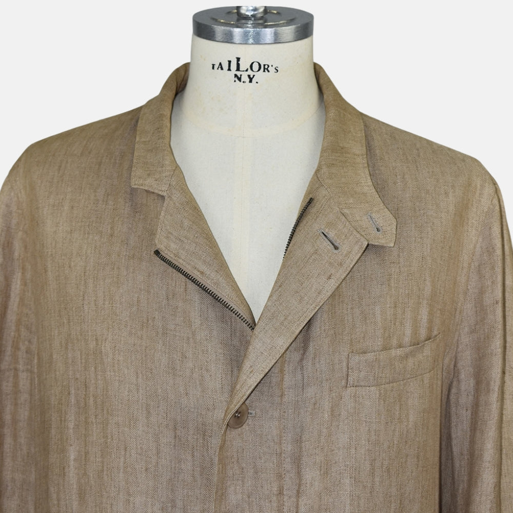 Beige Linen Jacket