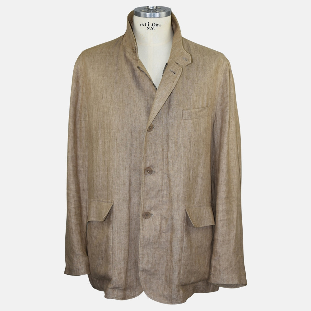 Beige Linen Jacket