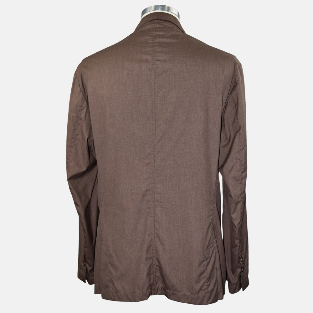 Brown Virgin Wool / Silk Blazer