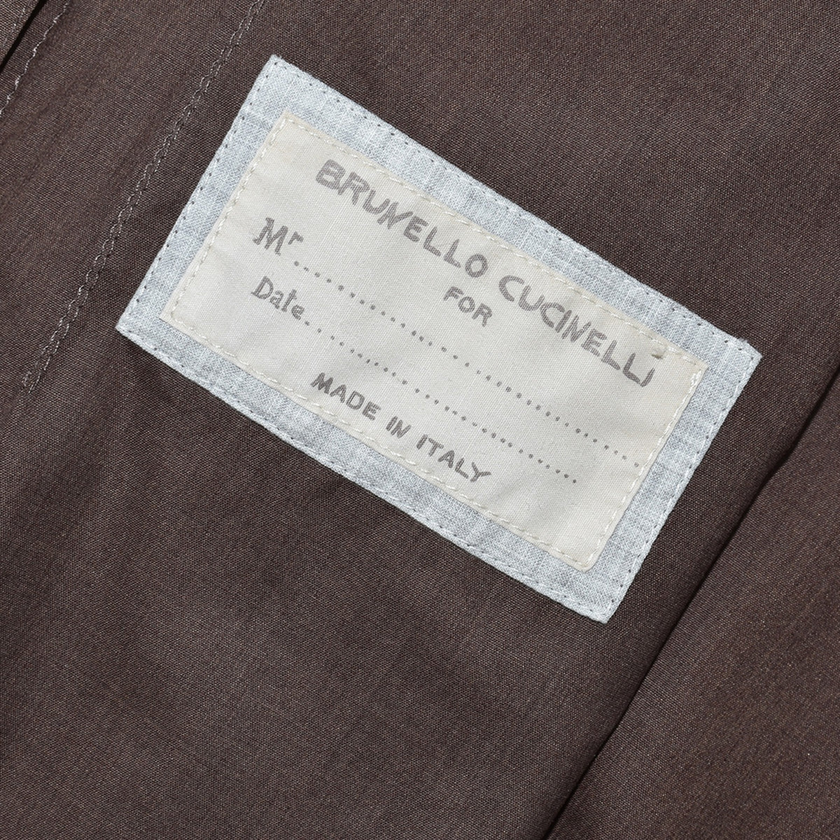 Brown Virgin Wool / Silk Blazer