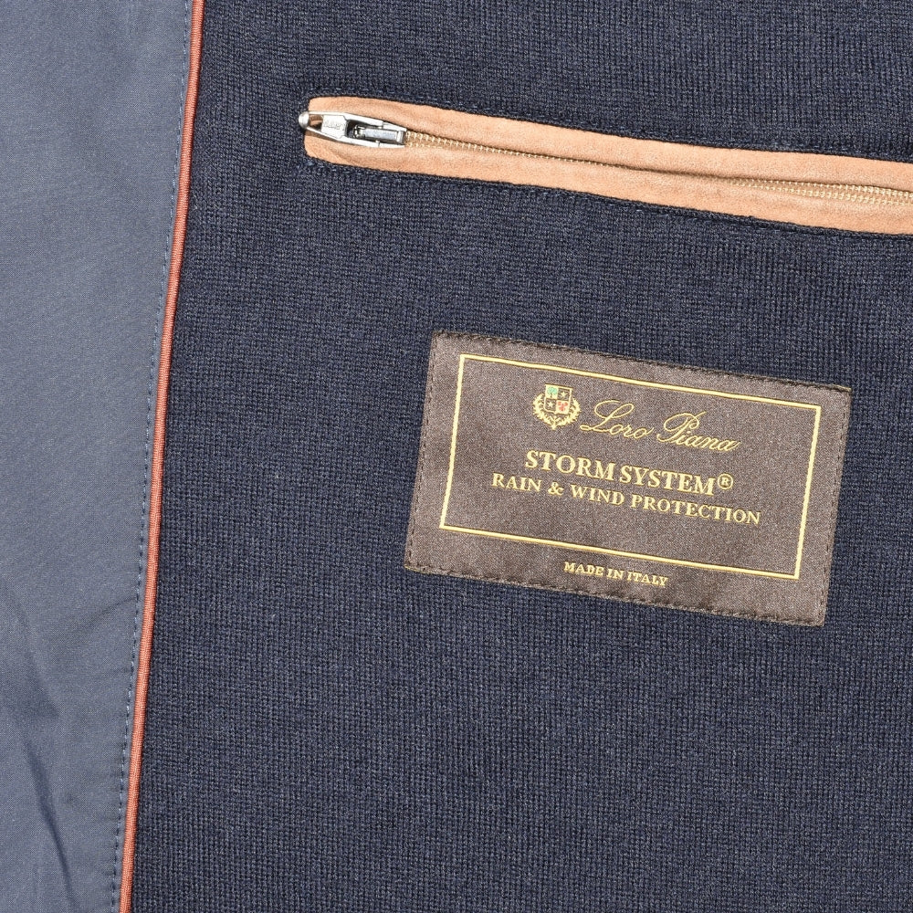 Navy Blue Sebring Coat with Cashmere Lining (XXL)