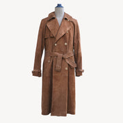 Brown Suede Trenchcoat (EU 52)