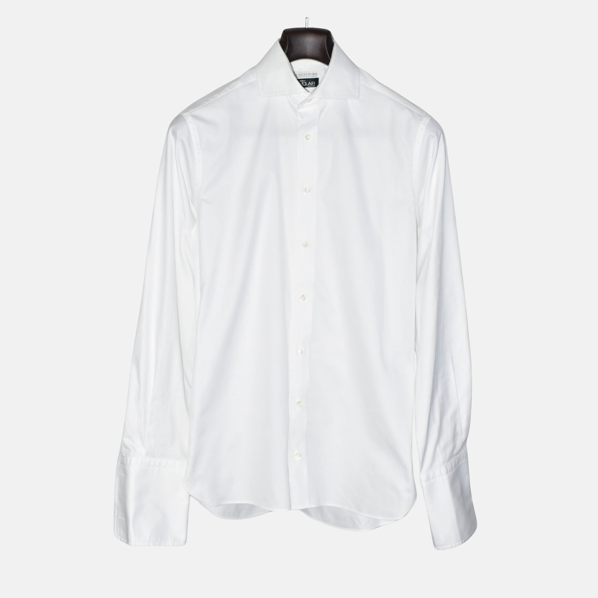 White Cufflinks Shirt made of Cotton (EU 39)