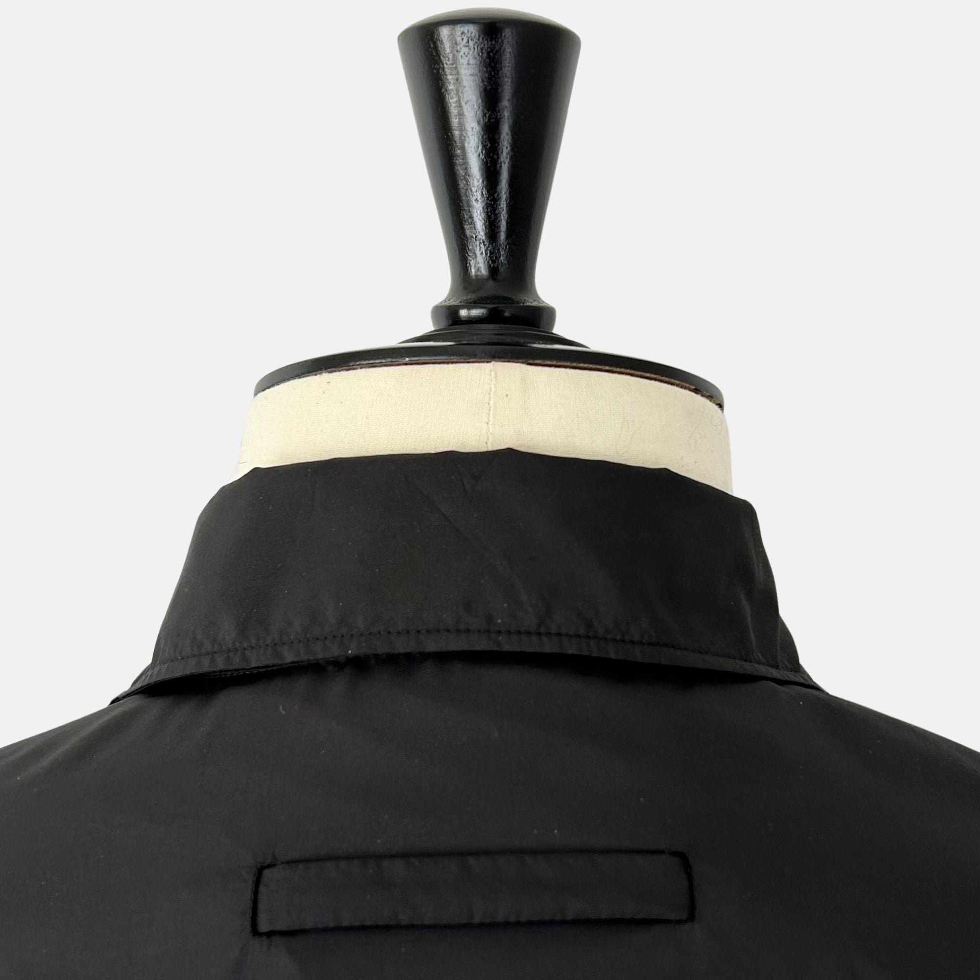 Black Shirt Jacket made of Wool/ Silk/Cashmere (EU 48)