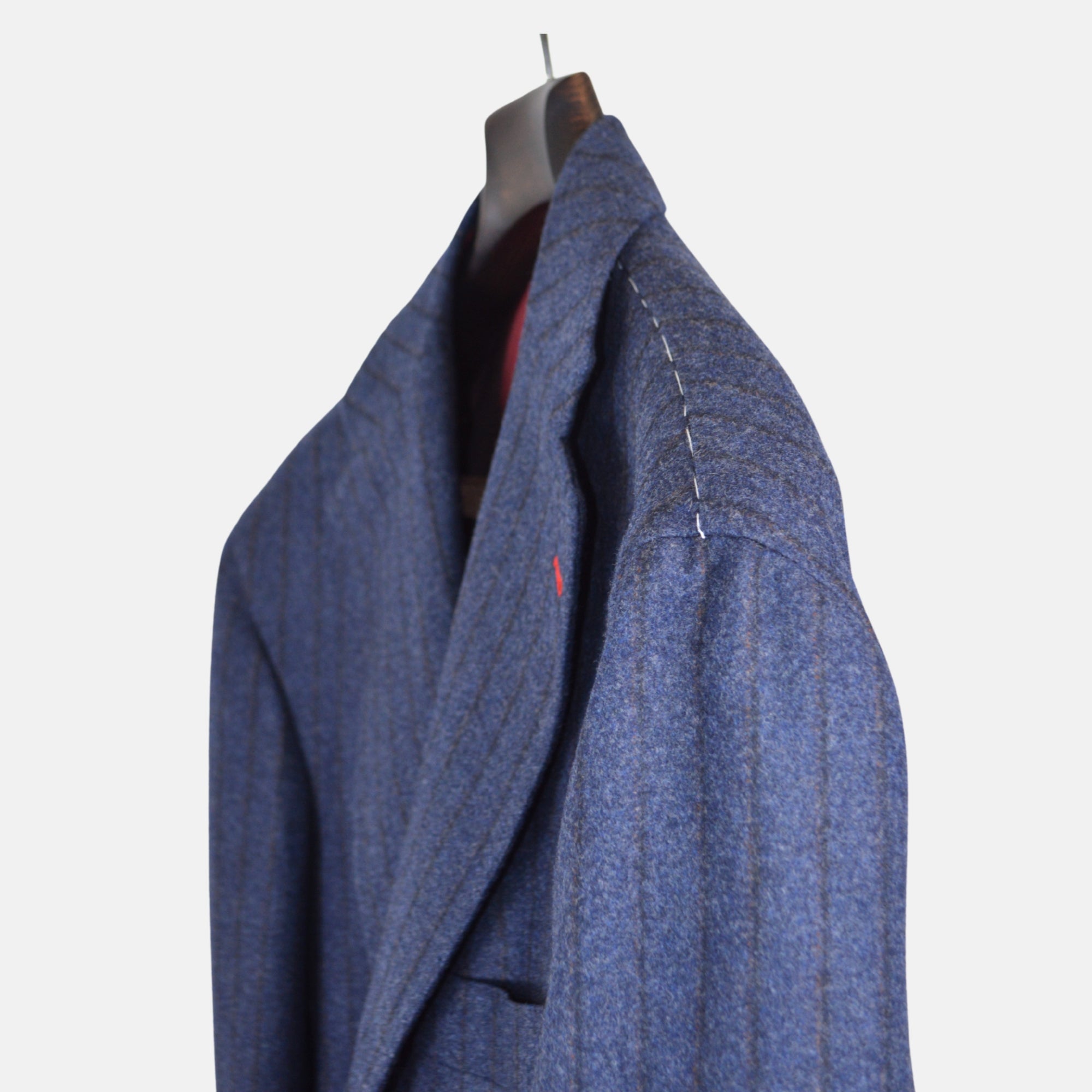 Blue Striped Suit made of Wool (EU 58)