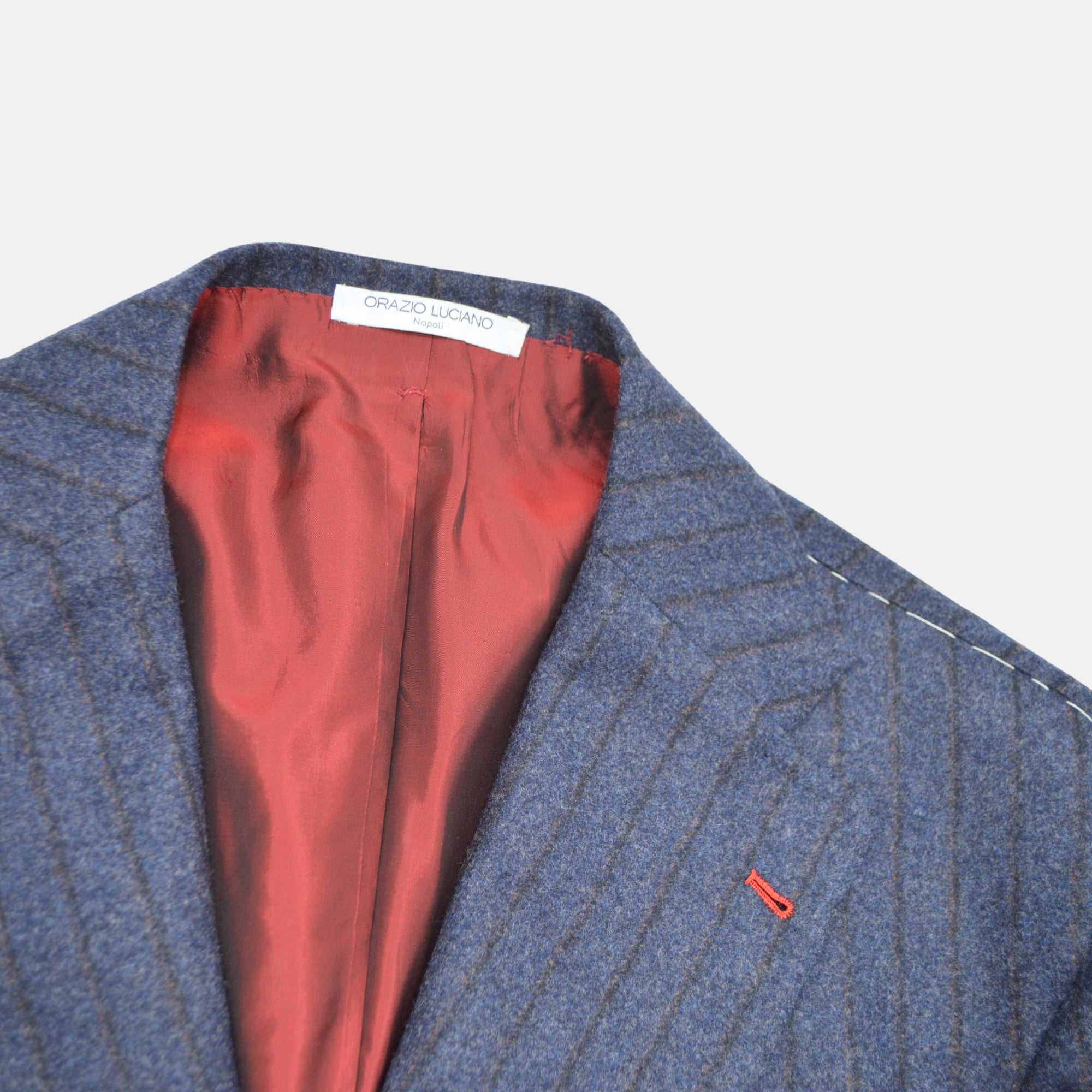 Blue Striped Suit made of Wool (EU 58)