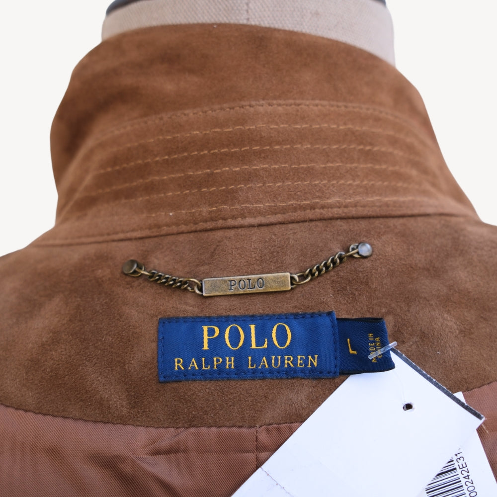 Brown Suede Trenchcoat (L)