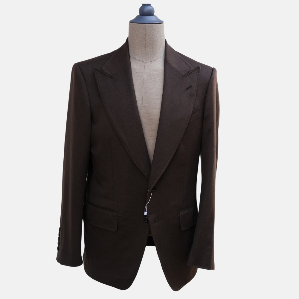 Brown Blazer made of Cashmere (EU 52)