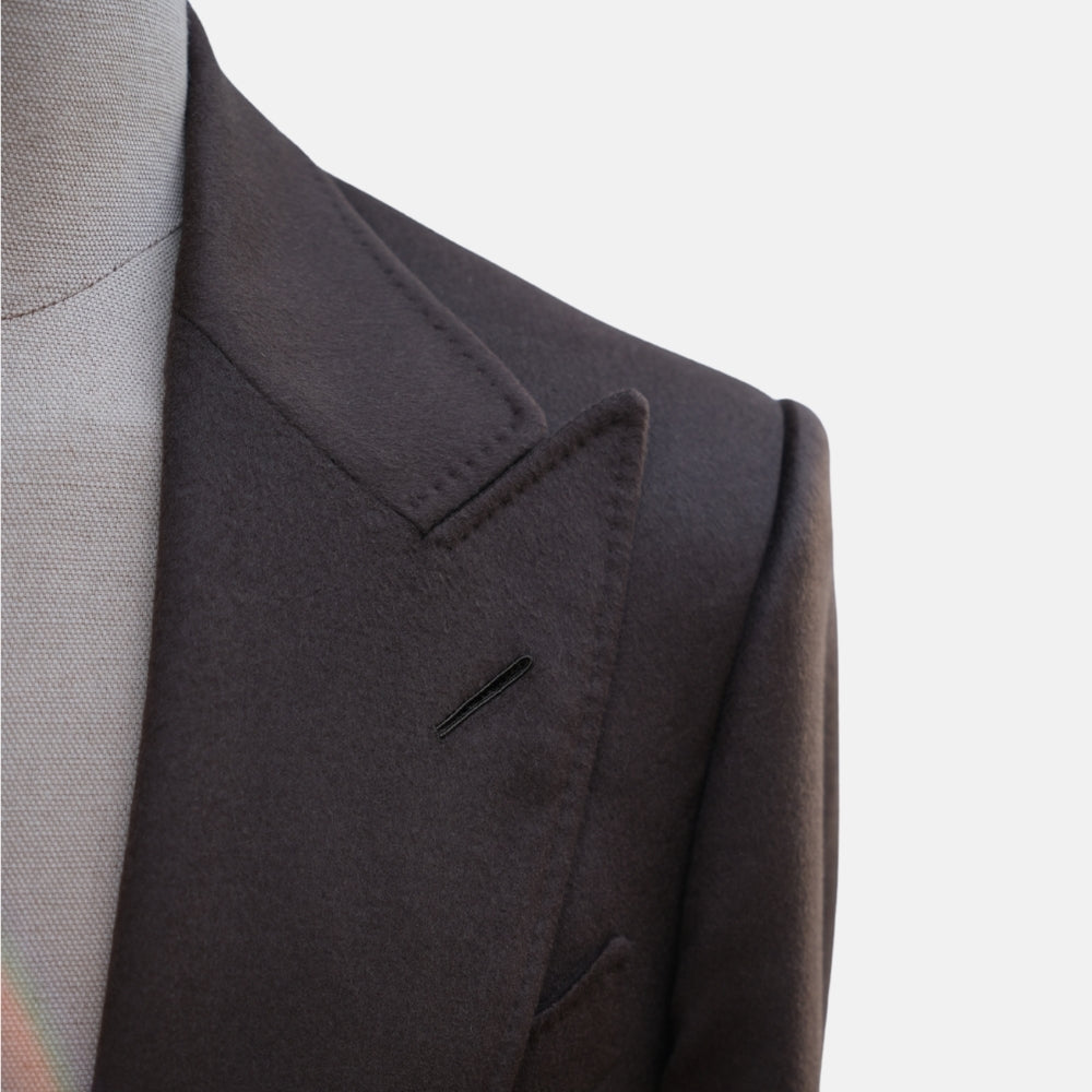 Brown Blazer made of Cashmere (EU 52)