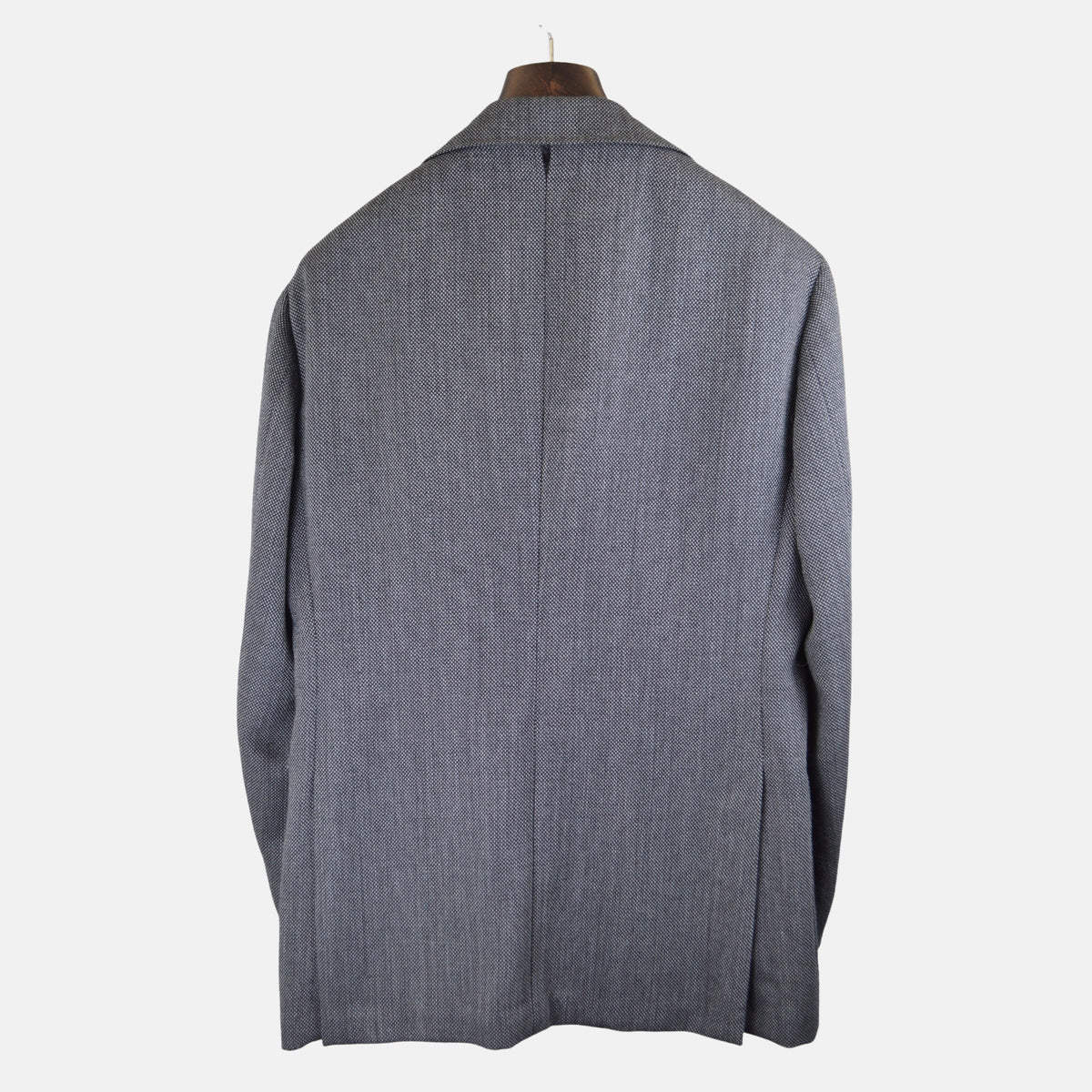Charcoal Patterned Wool Blazer