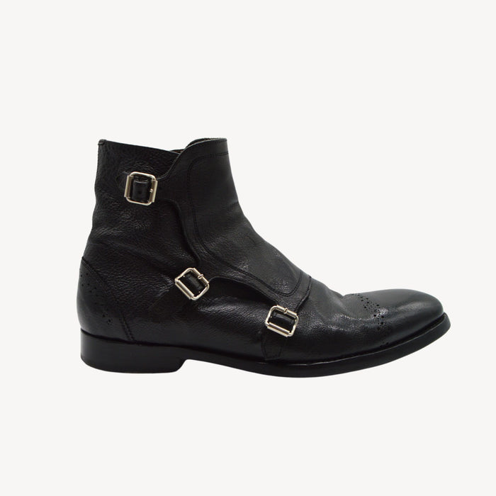 Black Leather Boots