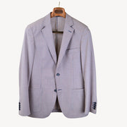 Blue/Red/White Checked Blazer (EU 48)