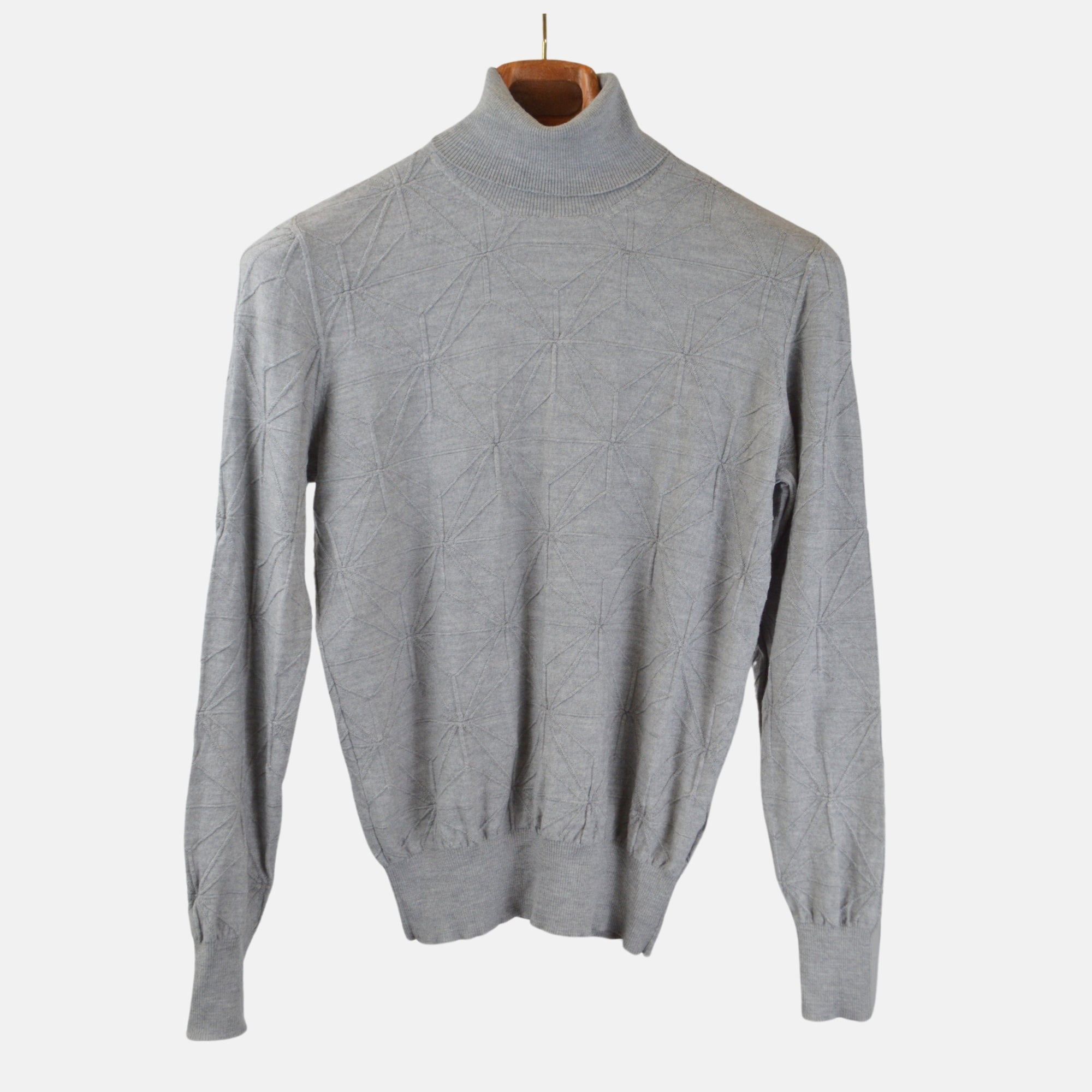 Grey Turtleneck Sweater (L)