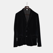 Black Velvet Blazer made of Cotton (M)