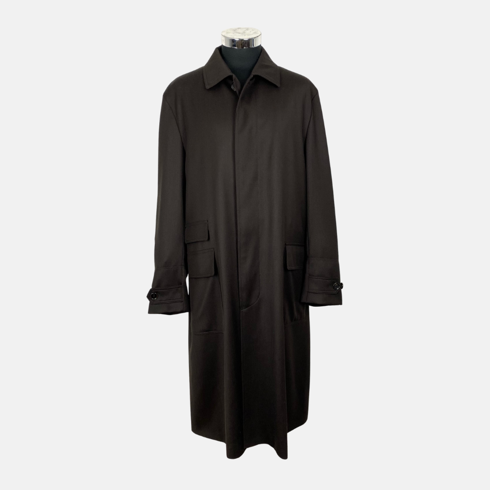 Brown Coat made of Virgin Wool (EU 56)