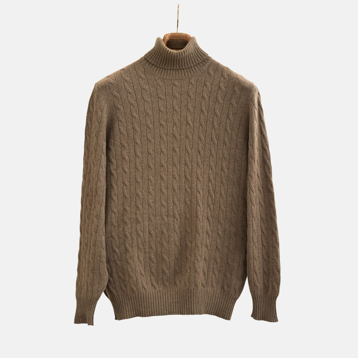 Brown Cashmere Turtleneck (EU 54)