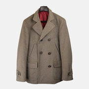 Brown Pea Coat made of Cashmere (EU 50)