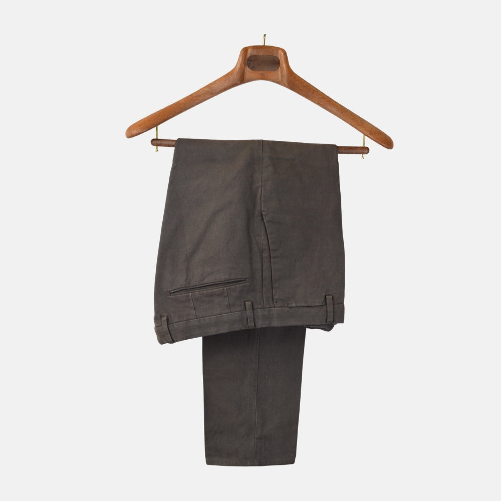 Brown Cotton Chino (EU 44)