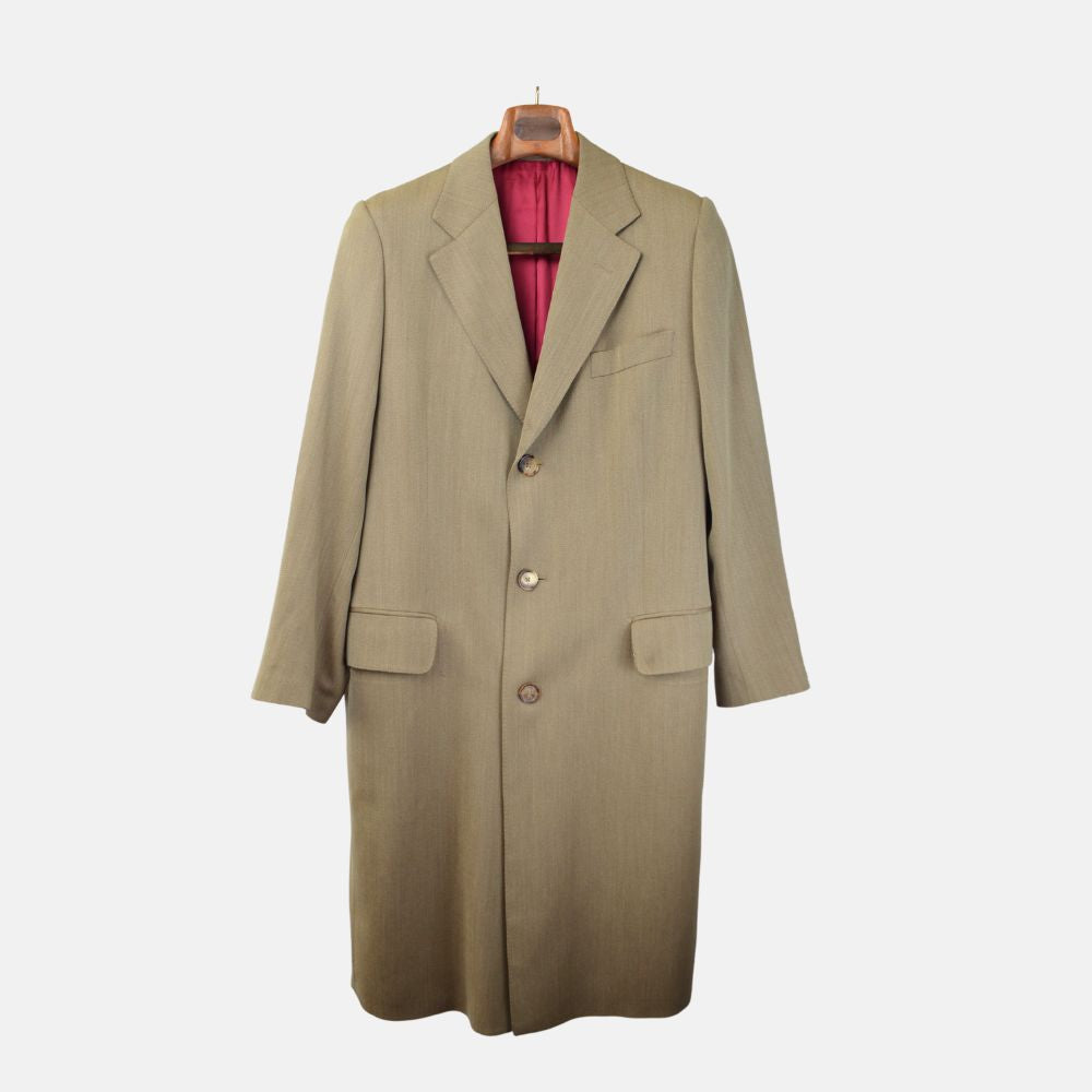 Taupe Coat made of Wool (EU 50)