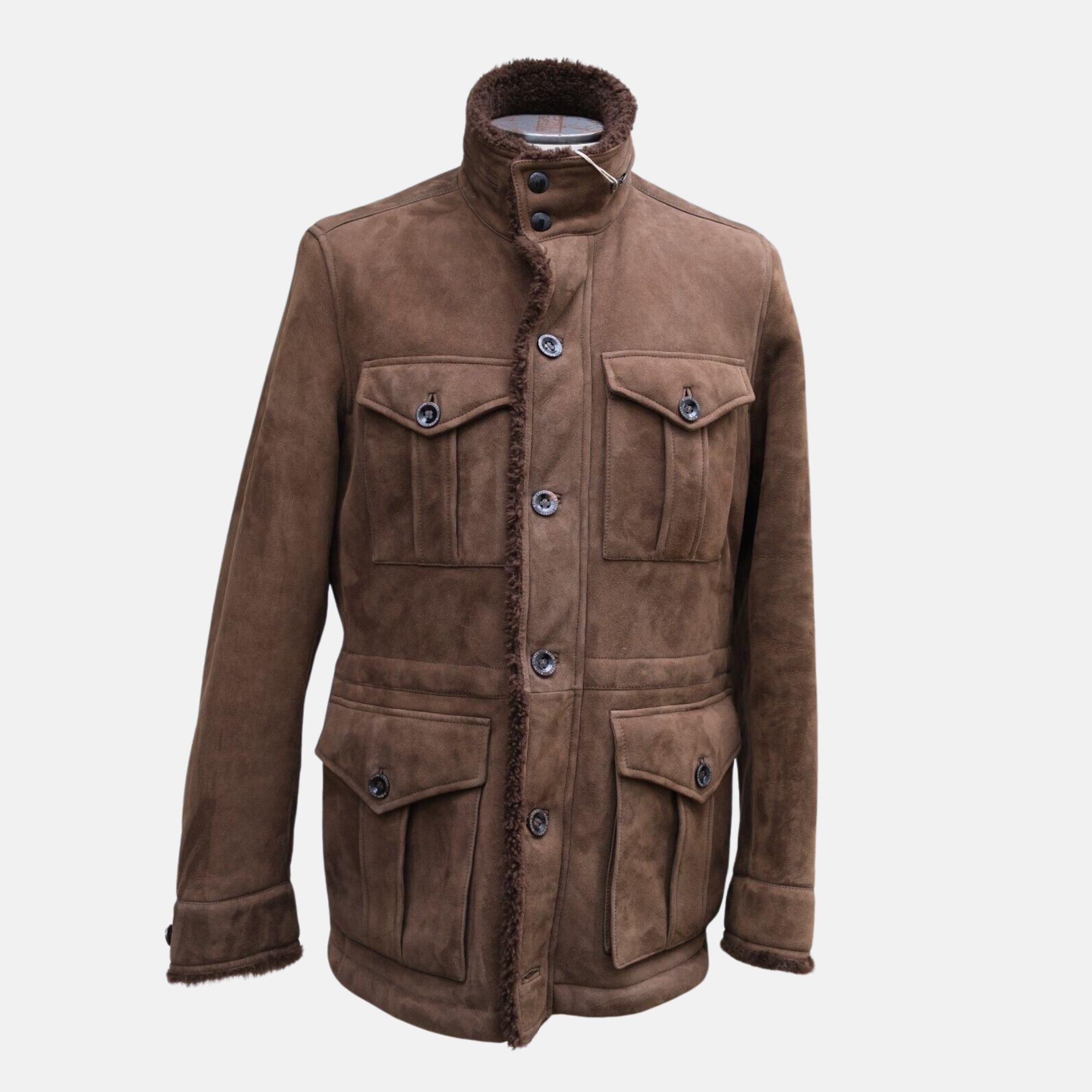 Brown Shearling Jacket (M)