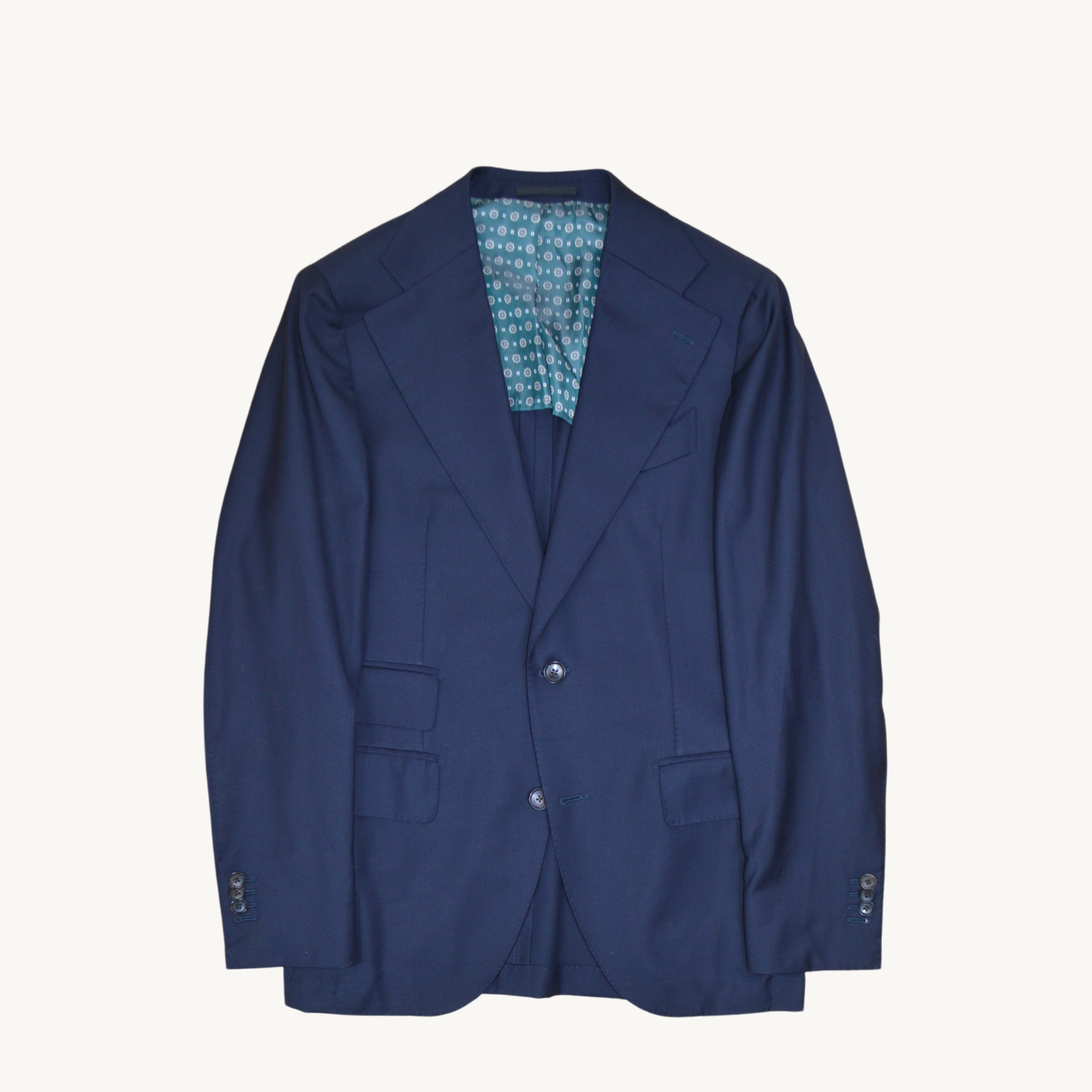 Navy Blue Suit made of Wool (EU 50)