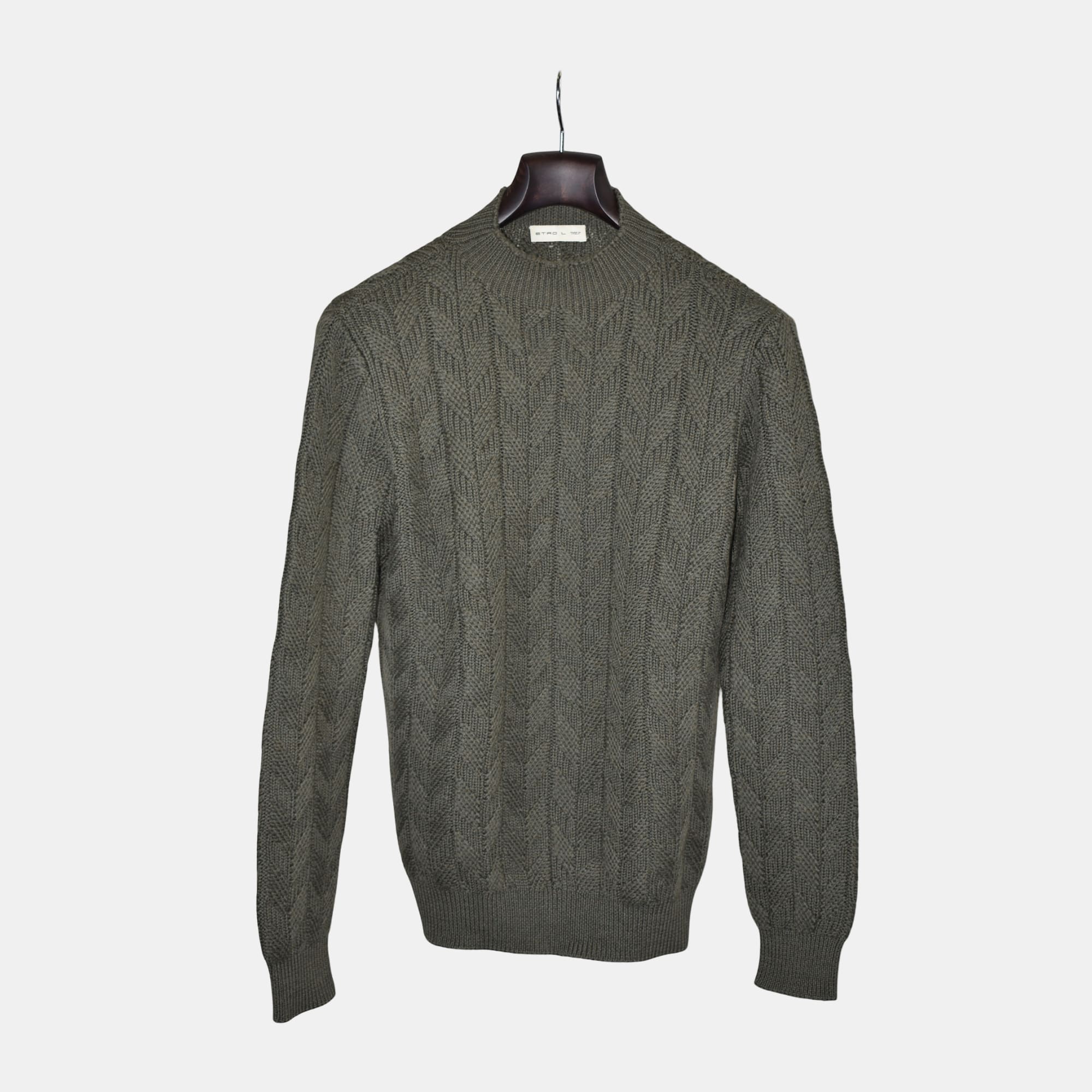 Khaki Sweater made of Cotton (L)