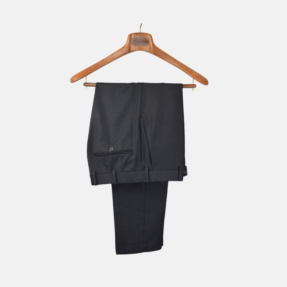 Charcoal Pants made of Tasmanian Wool (Loro Piana) (EU 48)
