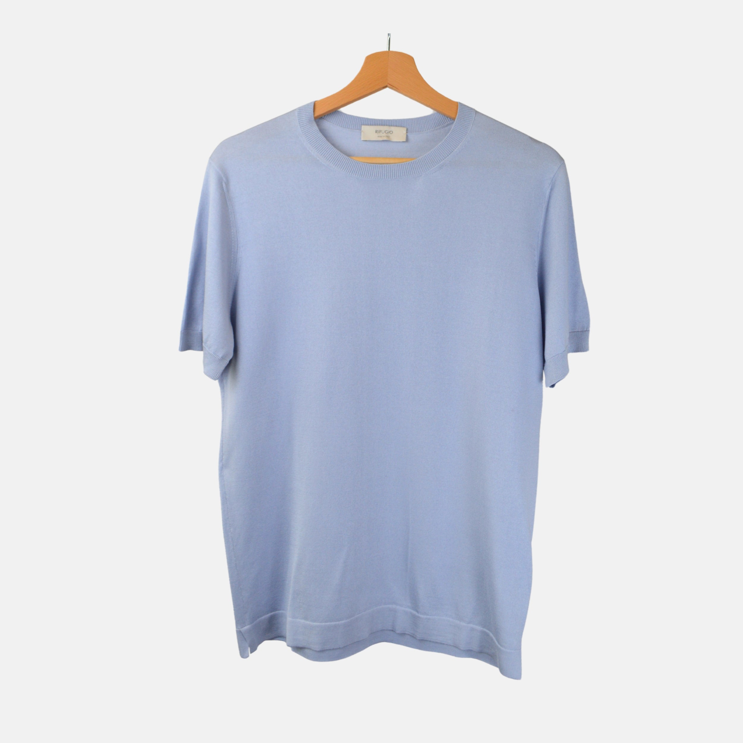 Blue T-Shirt made of Silk (50)