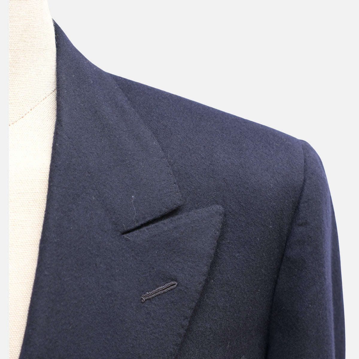 Navy Double Breasted Blazer made of Baby Cashmere (EU 52)