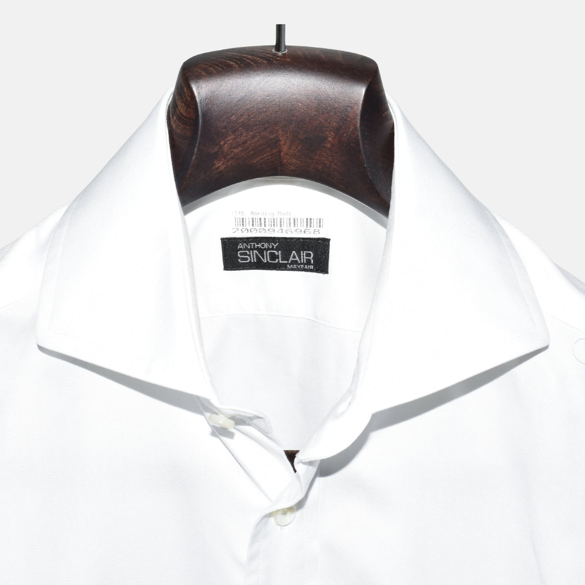 White Cufflinks Shirt made of Cotton (EU 39)