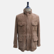 Taupe Jacket made of Suede (EU 48)