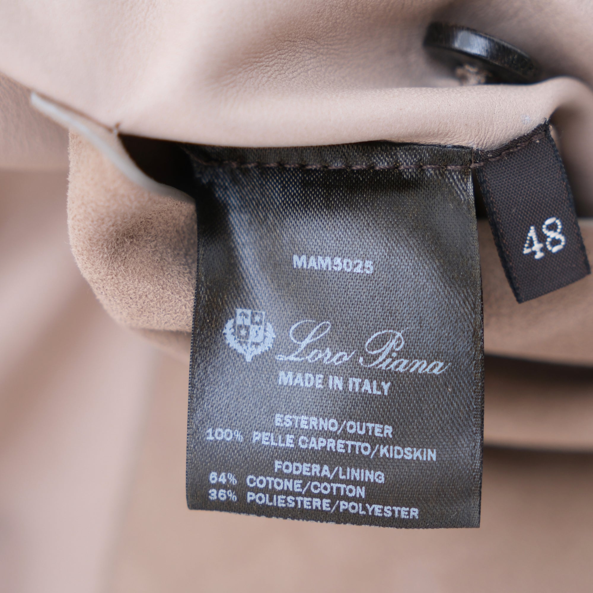 Taupe Jacket made of Suede (EU 48)