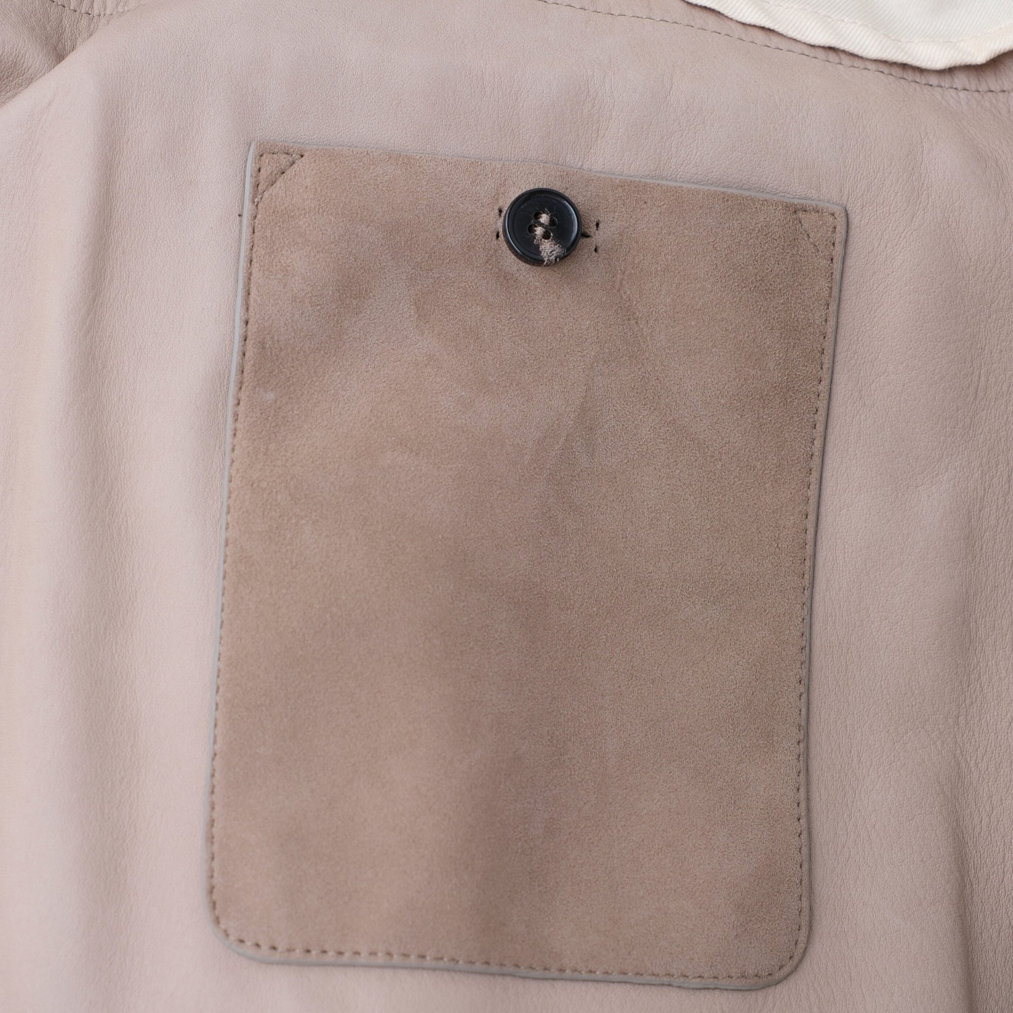 Taupe Jacket made of Suede (EU 48)