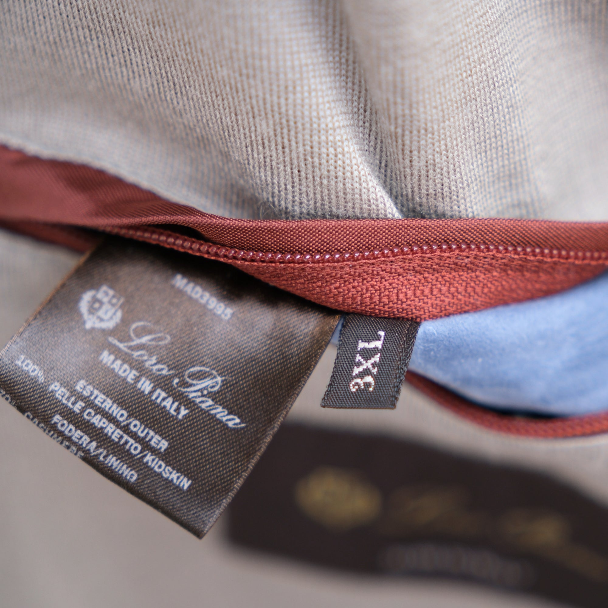 Blue Jacket made of Suede (3XL)