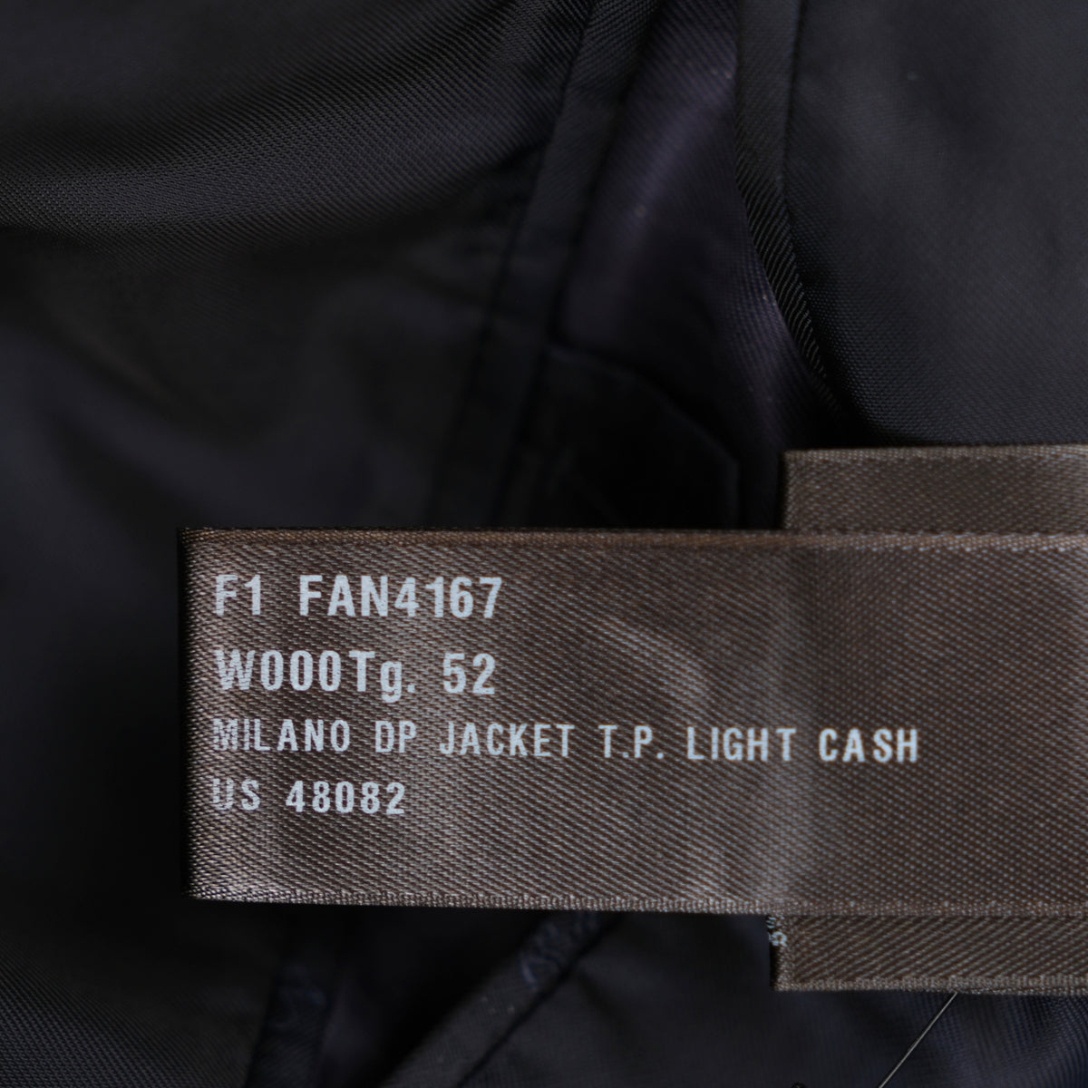 Navy Double Breasted Blazer made of Baby Cashmere (EU 52)