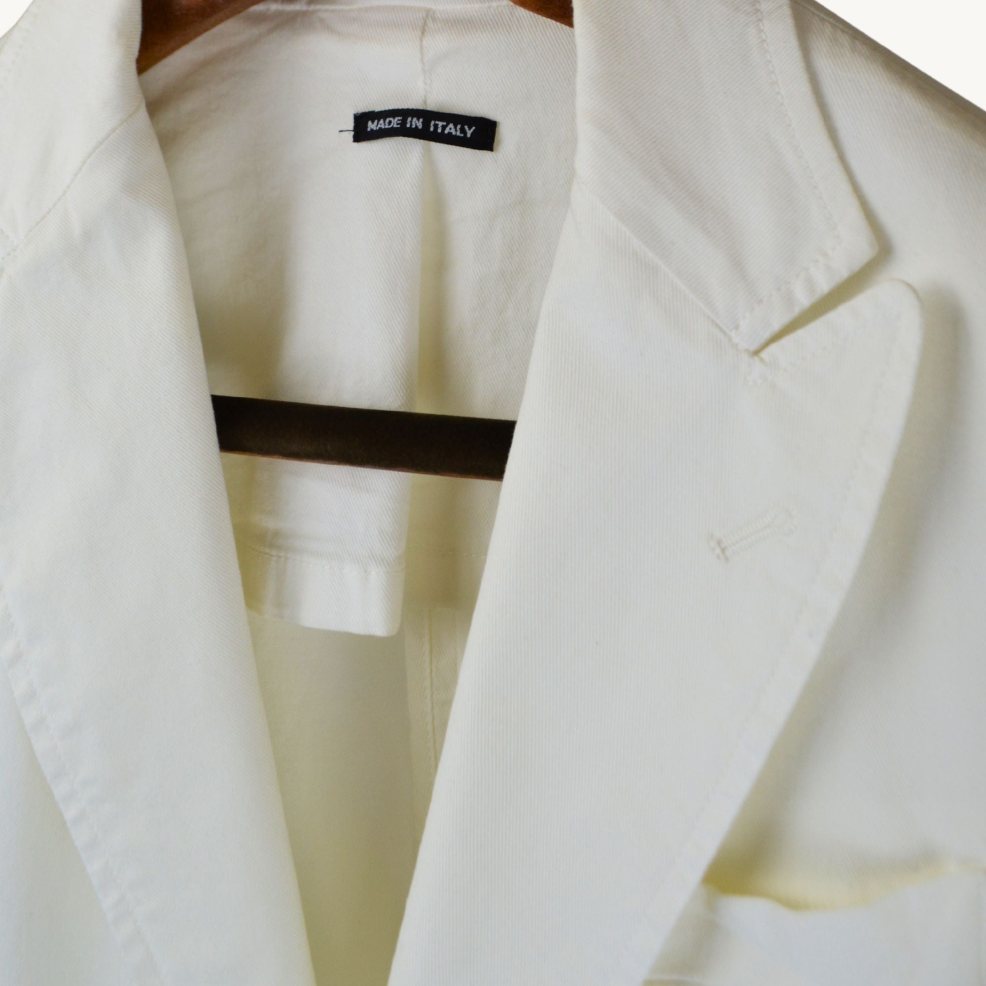 Offwhite Blazer made of Cotton (EU 48)
