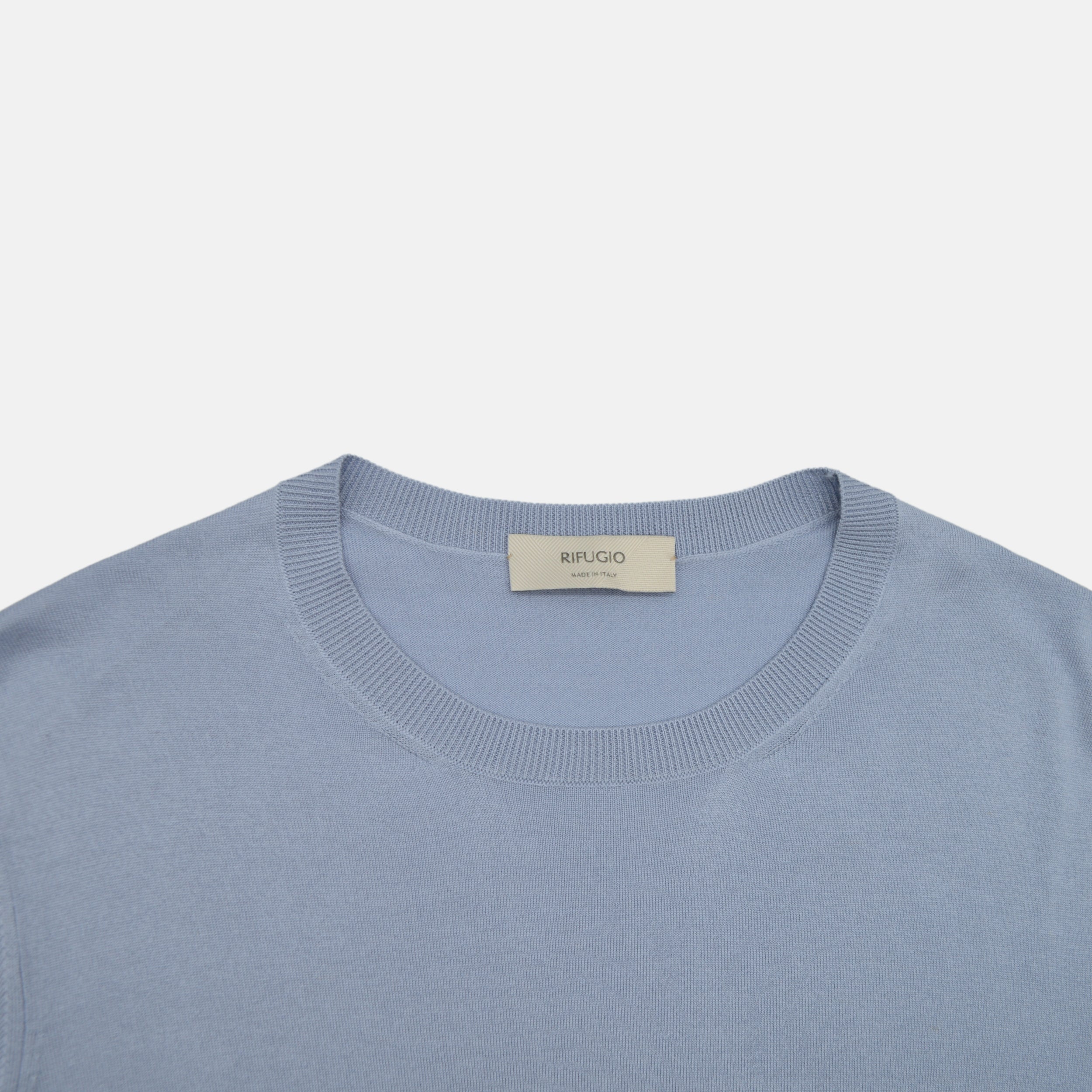 Blue T-Shirt made of Silk (50)